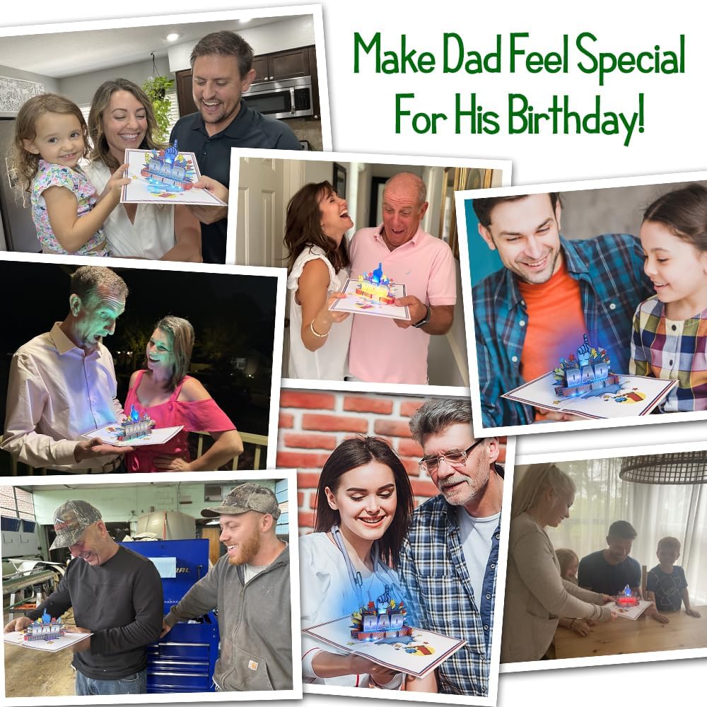 Father's Day Pop-Up Card with Superman Song 